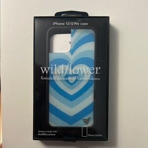 Urban Outfitters Wildflower Blue Heart iPhone 12/12 Pro Case